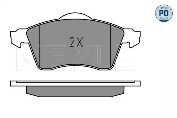 KLOCKI HAMULCOWE PRZÓD VW T4 09/90- 1,8-2,8 Z CZUJNIKIEM MEYLE 0252188519/PD