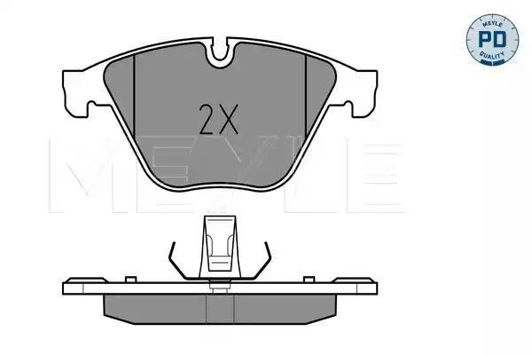 KLOCKI HAMULCOWE PRZÓD BMW F10 10- 525-535 MEYLE 0252468820/PD