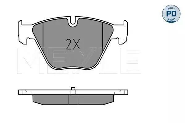 KLOCKI HAMULCOWE PRZÓD BMW F10 10- 525-535 MEYLE 0252468820/PD