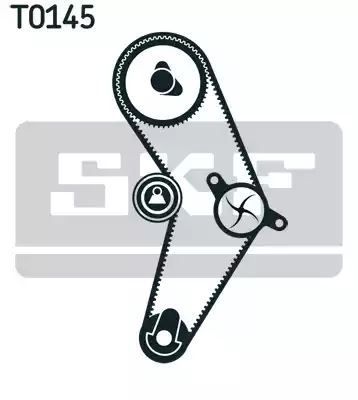 Zestaw rozrządu Fiat PALIO 1,2 129Z SKF VKMA02203