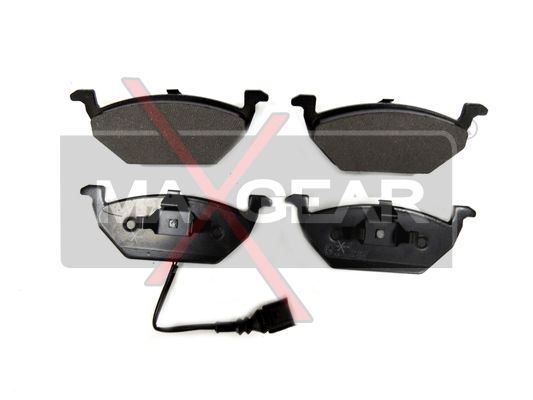 KLOCKI HAMULCOWE PRZÓD A3 BORA GOLF 4 POLO OCTAVIA FABIA IBIZA z czujnikiem MaXgear 19-0613
