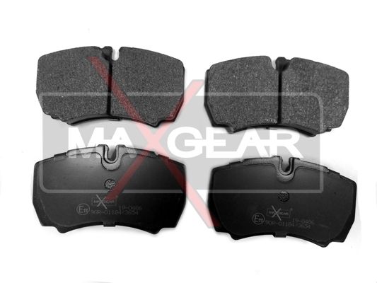 KLOCKI HAMULCOWE TYŁ IVECO DAILY POJ.koła bez czujnika MaXgear 19-0486