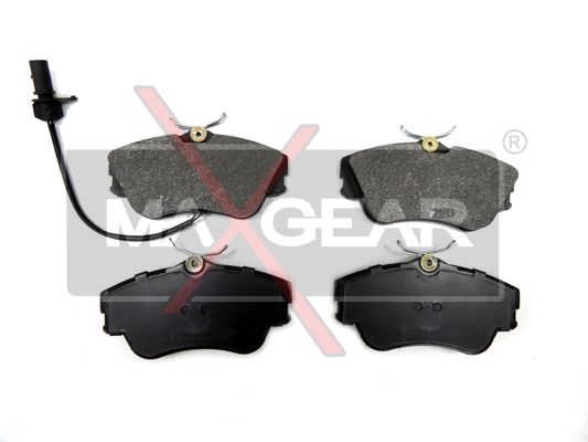 KLOCKI HAMULCOWE PRZÓD T4 09 90- koła 15” z czujnikiem MaXgear 19-0547