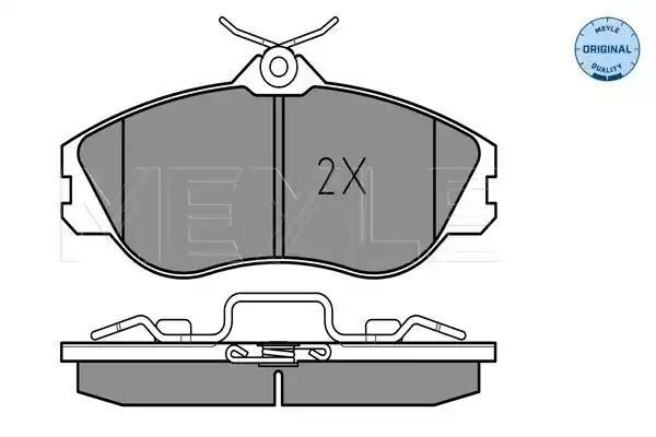 KLOCKI HAMULCOWE PRZÓD VW AUDI 80 100/200 82-95 Z CZUJNIKIEM MEYLE 0252113819/W