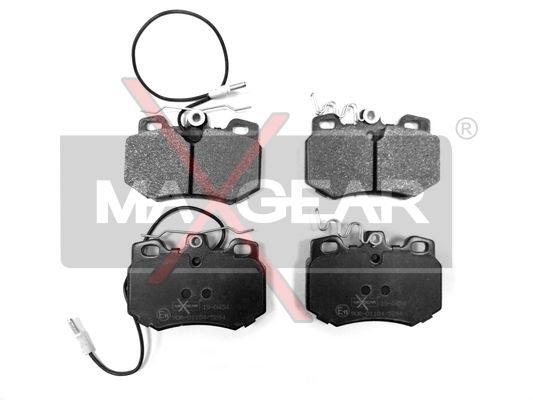 KLOCKI HAMULCOWE PRZÓD PEUGEOT 205 SYSTEM GIR. Z CZUJN MaXgear 19-0454