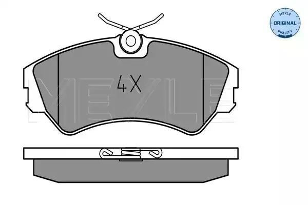 KLOCKI HAMULCOWE PRZÓD VW T4 09/90 14 MEYLE 252012419