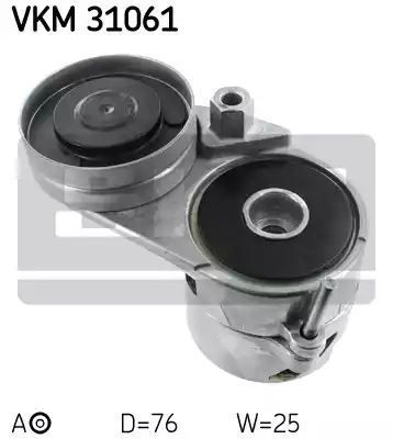 Napinacz paska wielorowkowego V6 2,6-2,8 A4 A6 91- SKF VKM31061