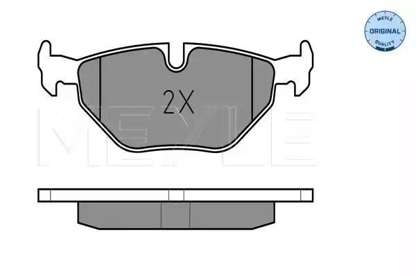 KLOCKI HAMULCOWE TYŁ BMW E39 11/95- MEYLE 252169117
