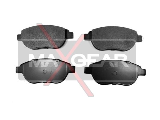 KLOCKI HAMULCOWE PRZÓD PEUGEOT 307 207 C4 XSARA PICASSO MaXgear 19-0576