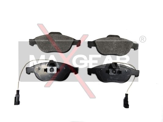 KLOCKI HAMULCOWE ALFA 156 97- 1,6-1,9 2 CZUJNIKI MaXgear 19-0630