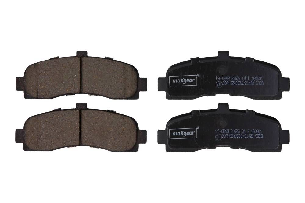 KLOCKI HAMULCOWE PRZÓD NISSAN MICRA 93- MaXgear 19-0893