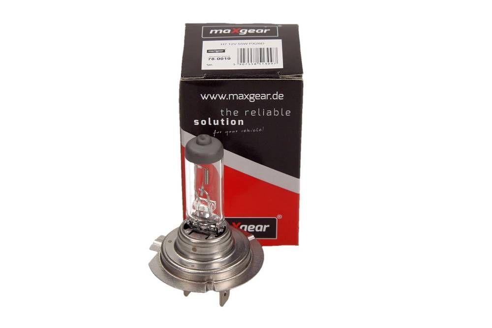 ŻARÓWKA H7 12V 55W PX26D 2 PINY MaXgear 78-0010