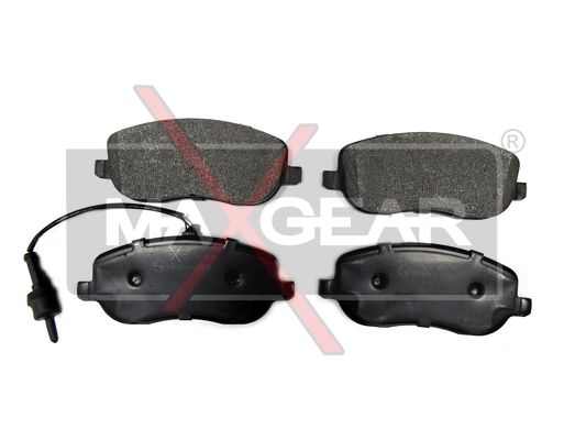 KLOCKI HAMULCOWE PRZÓD PEUGEOT 807 2,0-2,2HDI 02- MaXgear 19-0616