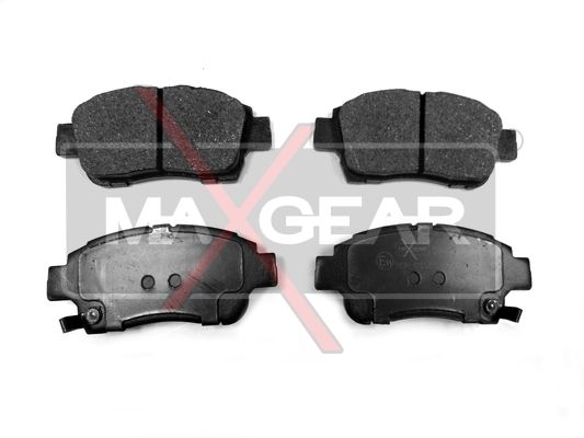 KLOCKI HAMULCOWE PRZÓD TOYOTA YARIS 99- JAPONIA AKOBONO MaXgear 19-0489