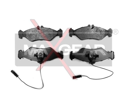 KLOCKI HAMULCOWE TYŁ MERCEDES SPRINTER 208-312 95- .2,8T bez czujników MaXgear 19-0597