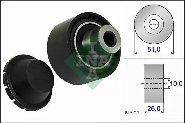 ROLKA PASKA WIELOROWK. FORD 1,4TDC INA 532033410