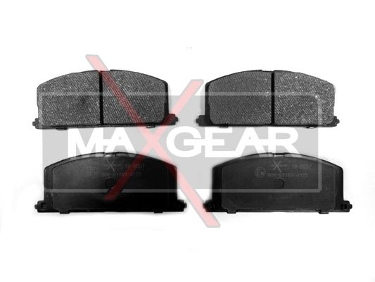 KLOCKI HAMULCOWE PRZÓD TOYOTA COROLLA 83-92 MaXgear 19-0507