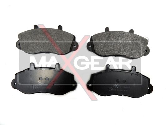 KLOCKI HAMULCOWE PRZÓD RENAULT MASTER 98- MOVANO KOŁA 15 MaXgear 19-0587