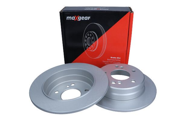 TARCZA HAMULCOWA TYŁ MERCEDES W202 180 280B 200-250D 93- 2 Z POWŁOKĄ ANTYKOROZYJNĄ MaXgear 19-0770MAX