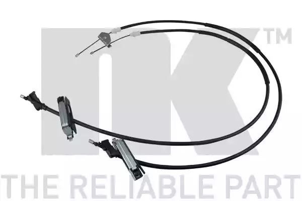 Linka hamulca ręcznego Ford FOCUS 99-04 tył  BEBNY  NK Autoparts 9025139