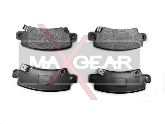 KLOCKI HAMULCOWE TYŁ TOYOTA COROLLA 01- UK MaXgear 19-0449