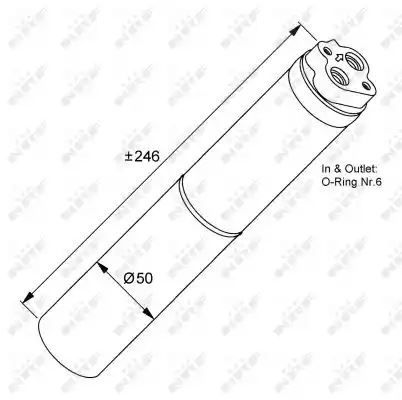 Osuszacz klimatyzacji Renault CLIO 2 KANGOO THA NRF 33133