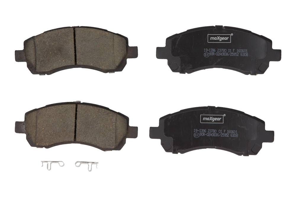 KLOCKI HAMULCOWE PRZÓD SUBARU IMPREZA 92-00 LEGACY 94- MaXgear 19-1396