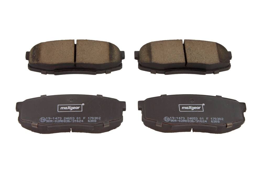 KLOCKI HAMULCOWE TYŁ TOYOTA LANDCRUISER 4,5 4,7 08- MaXgear 19-1473