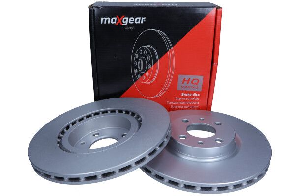 TARCZA HAMULCOWA PRZÓD FIAT STILO DOBLO 05- BRAVO 06-/MAREA LYBRA 284MM Z POWŁOKĄ ANTYKOROZYJNĄ MaXgear 19-0994MAX
