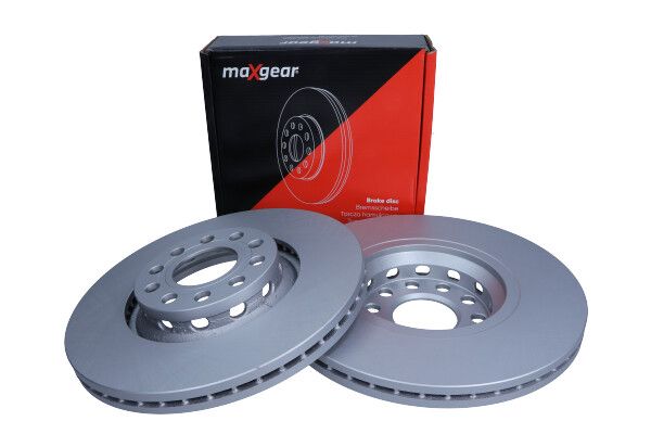 TARCZA HAMULCOWA PRZÓD A4 A6 PASSAT SKODA SUPERB Z POWŁOKĄ ANTYKOROZYJNĄ MaXgear 19-0760MAX