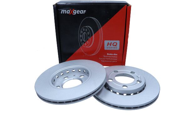 TARCZA HAMULCOWA PRZÓD VW POLO FABIA Z POWŁOKĄ ANTYKOROZYJNĄ MaXgear 19-0821MAX