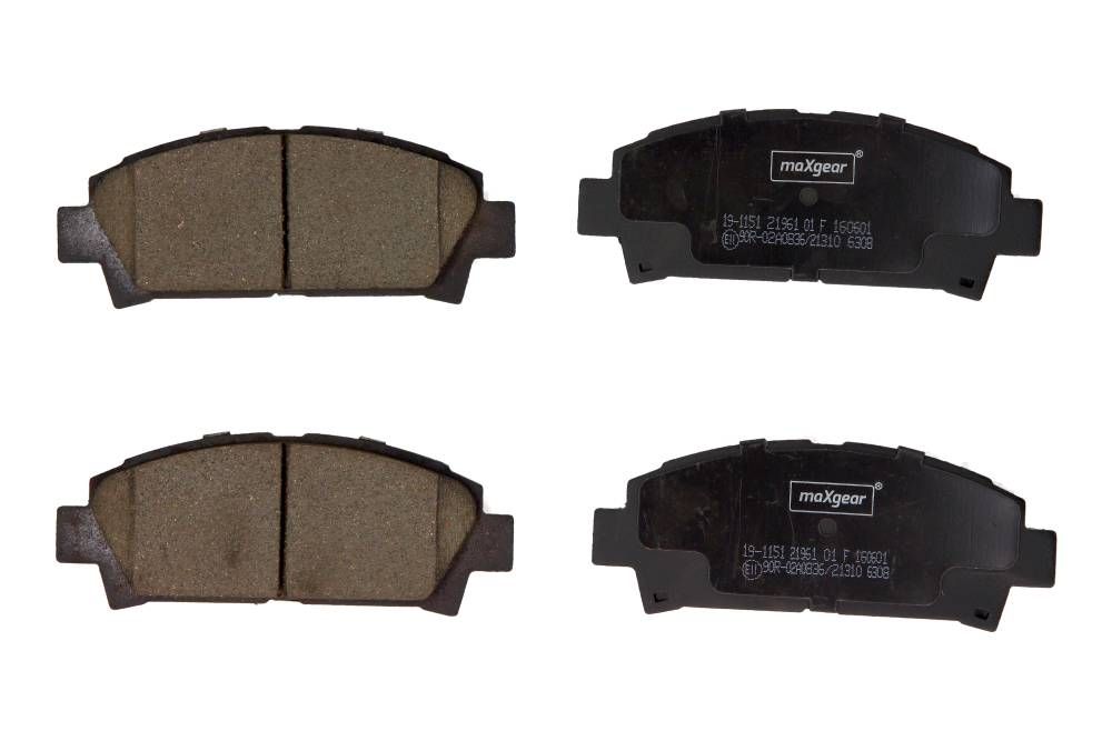 KLOCKI HAMULCOWE PRZÓD TOYOTA AVENSIS 97- CARINA E 94- MaXgear 19-1151