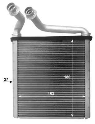 Nagrzewnica VW GOLF 5 04- PASSAT 05-  DENSO  NRF 54205