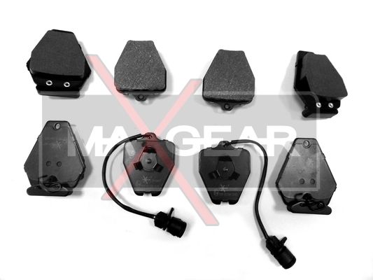 KLOCKI HAMULCOWE PRZÓD A6 S6 4,2 QUATTRO 94-97 MaXgear 19-0407