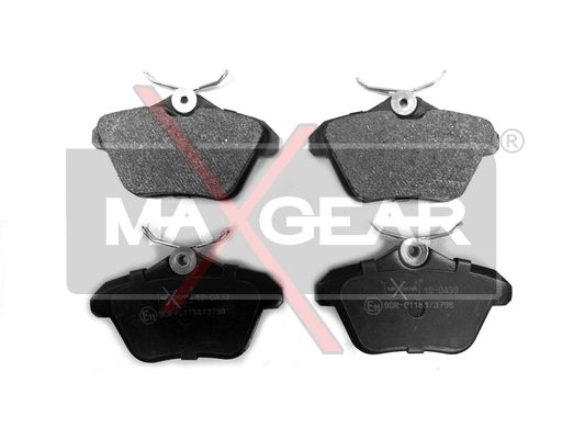 KLOCKI HAMULCOWE TYŁ ALFA ROMEO 156 166 2,0 2,4JTD 3,0 V6 MaXgear 19-0433
