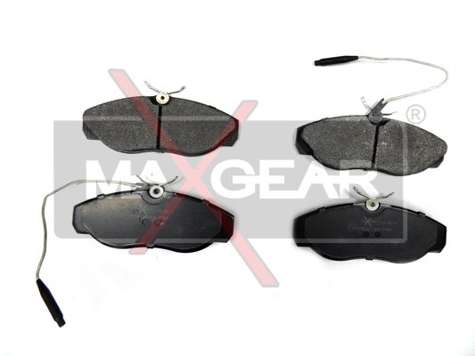 KLOCKI HAMULCOWE PRZÓD FIAT DUCATO 94- 10 14 MaXgear 19-0611
