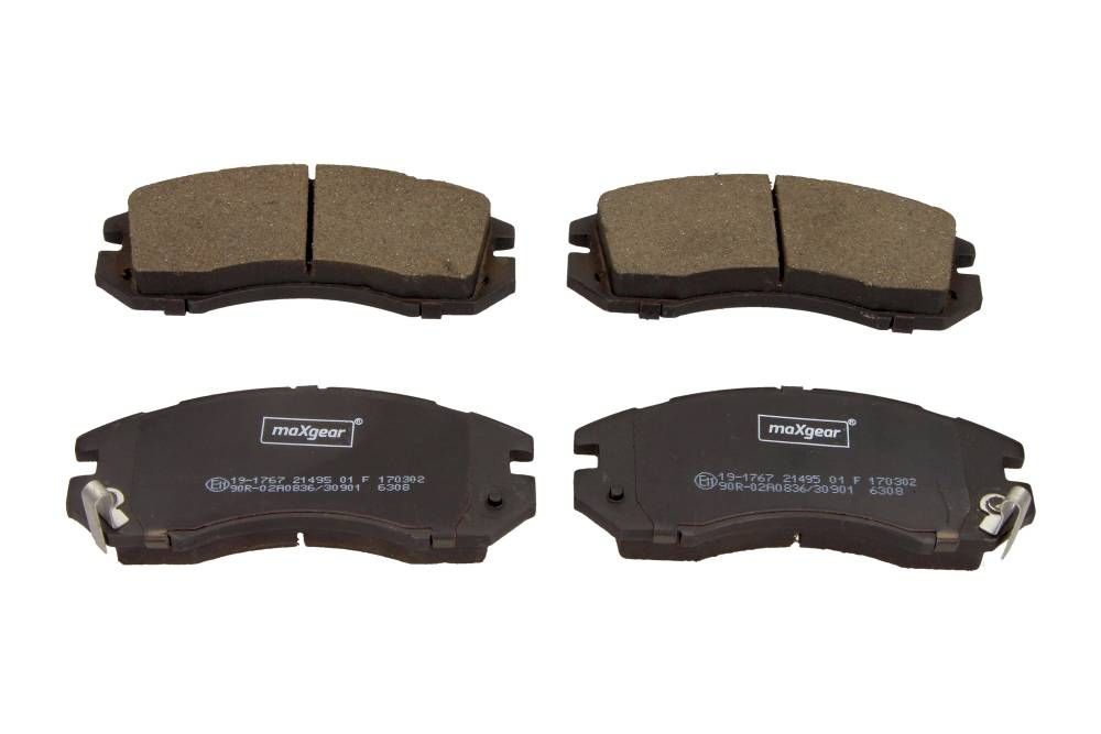 KLOCKI HAMULCOWE PRZÓD SUBARU LEGACY 90- MaXgear 19-1767