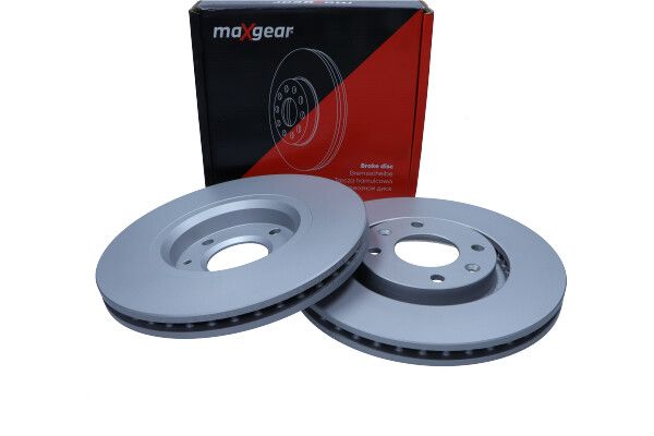 TARCZA HAMULCOWA PRZÓD CITROEN TARCZA HAMULCOWA PRZÓD CITROEN C5 C3 C4 DS4 XSARA 207 307 308 BERLINGO 08- Z POWŁOKĄ ANTYKOROZYJNĄ MaXgear 19-0807MAX