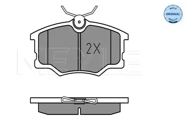 KLOCKI HAMULCOWE PRZÓD OPEL CORSA B 1,4/1,7D 93-00 MEYLE 252354616
