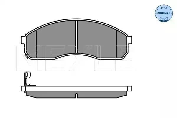 KLOCKI HAMULCOWE PRZÓD KIA CARNIVAL 99- PREGIO 02- K2700 Z CZUJNIKIEM MEYLE 0252364916/W