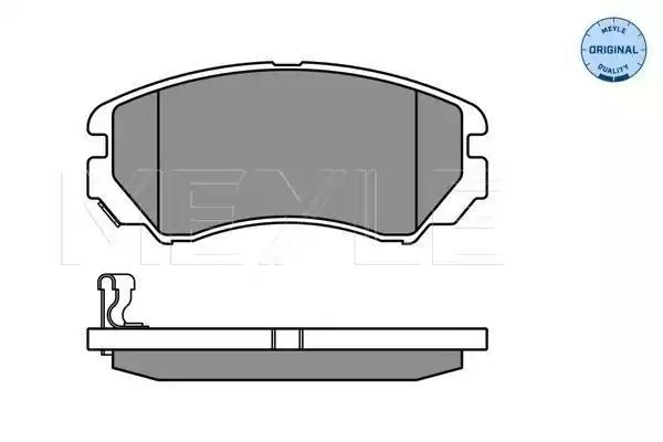 KLOCKI HAMULCOWE PRZÓD HYUNDAI SONATA KIA SPORTAGE 04- Z CZUJNIKIEM MEYLE 0252389116/W
