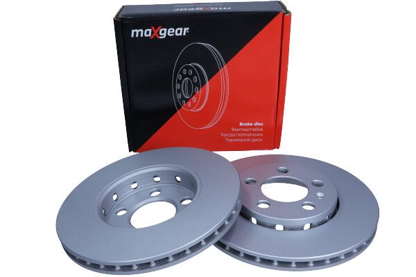 TARCZA HAMULCOWA PRZÓD GOLF 4 A3 1,4-16V 1,6 1,9SD Z POWŁOKĄ ANTYKOROZYJNĄ MaXgear 19-0774MAX