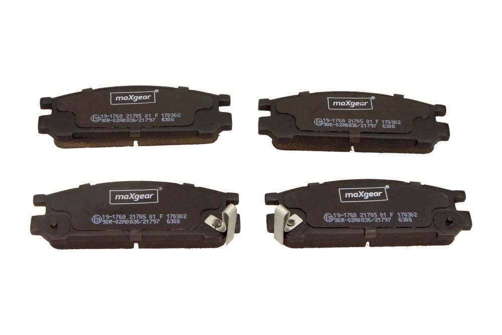 KLOCKI HAMULCOWE TYŁ SUBARU LEGACY 2,0 91- MaXgear 19-1768