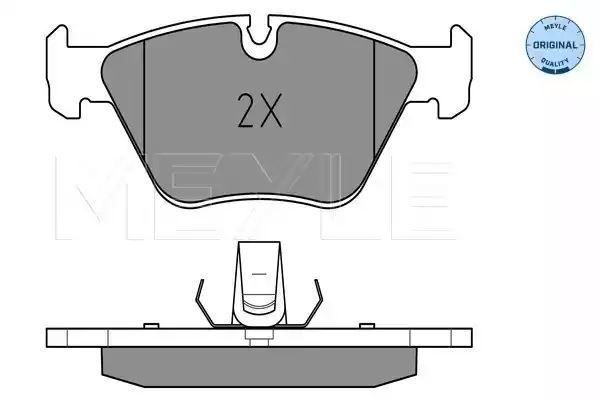 KLOCKI HAMULCOWE PRZÓD BMW E46 98- MEYLE 252318320