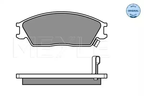 KLOCKI HAMULCOWE PRZÓD HYUNDAI ACCENT GETZ LANTRA PONY SONATA 1,1-3,0 88-10 MEYLE 0252101214/W