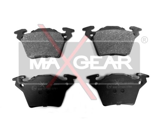 KLOCKI HAMULCOWE TYŁ MERCEDES VITO 108-114 96- SYS. BOSCH MaXgear 19-0469