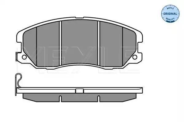 KLOCKI HAMULCOWE PRZÓD OPEL ANTARA 06- Z CZUJNIKIEM MEYLE 0252451016/W