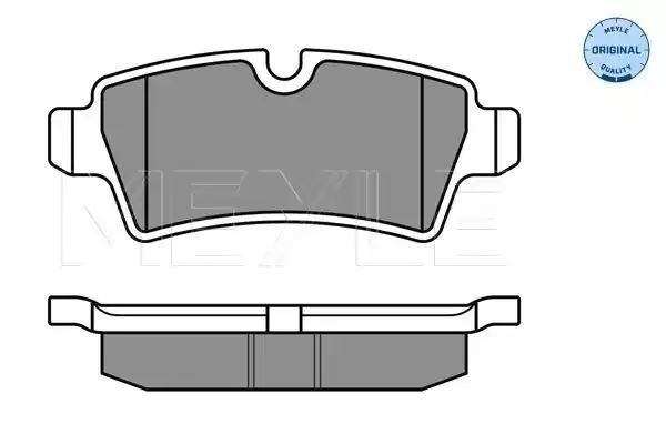 KLOCKI HAMULCOWE TYŁ MINI CLUBMAN MEYLE 252428917