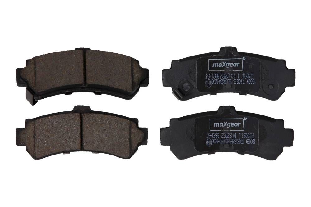KLOCKI HAMULCOWE TYŁ NISSAN ALMERA 95- MaXgear 19-1386