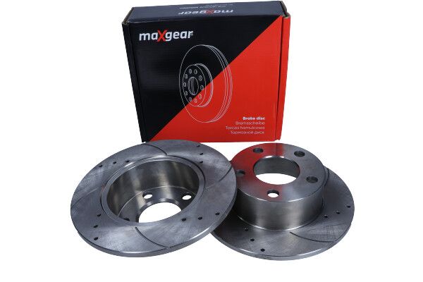TARCZA HAMULCOWA TYŁ AUDI 100 A6 PASSAT 96- 245X10 NAWIERCANA I NACINANA MaXgear 19-0684SPORT